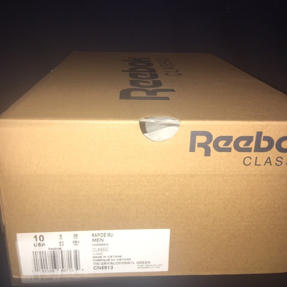 Reebok Rapide MU Sz 10 Tin Gray/Aloy/Digital Green - Picture 8 of 8